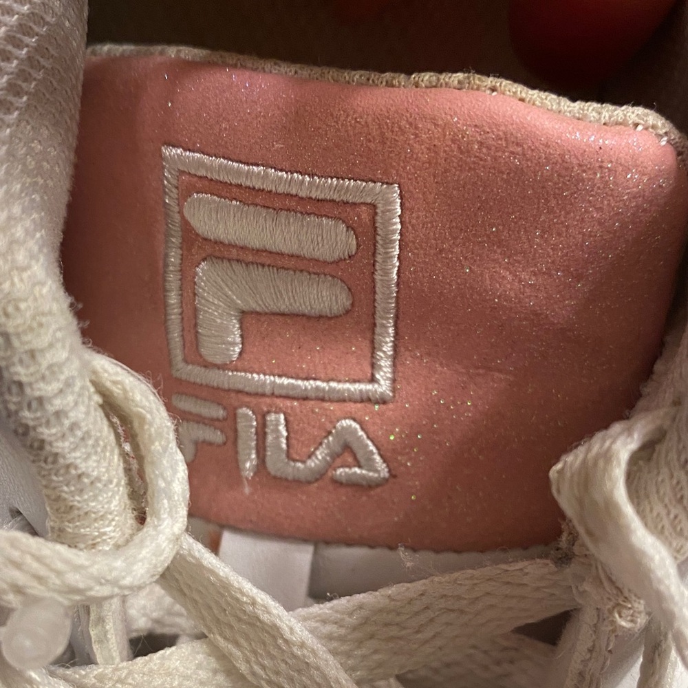 Fila Sneakers in White and Pink - Picture 4 of 5